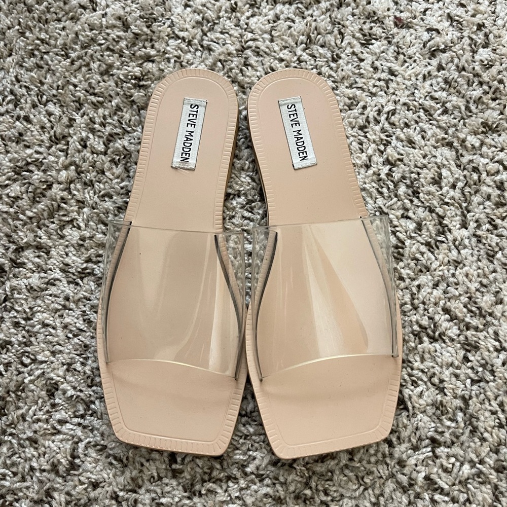 Steve Madden Clear Sandals